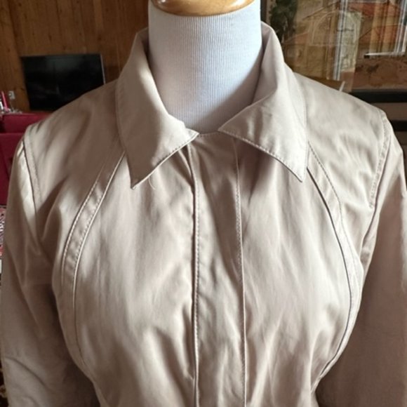 ANN TAYLOR Beige Tan Insulated All Weather Utility Jacket Parka – S - Picture 6 of 15